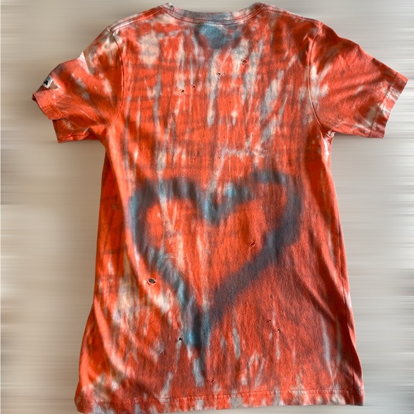 dyed handmade rave streetwear shirt orange sherbet tie dye tees x timmy woz - Picture 10 of 16